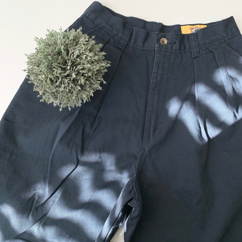 • vtg navy trouser pants •